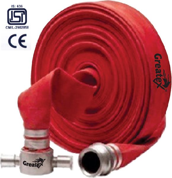 High Neoprene Rubber Fire Hose, Color : Red