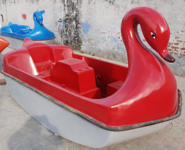 4 Seater Swan Shaped Paddle Boat