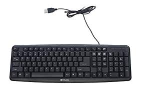 Dell Wired ABS Plastic USB Computer Keyboard, for Laptops, Color : Black, Creamy, Silver, White