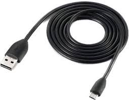 Natural Rubber Data Cable, For Charging, Size : 1mtr, 2mtr