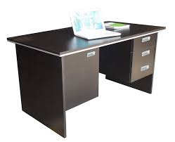Non Ploished Plain Steel office table, Size : Standard