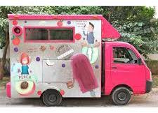 Fuel Cast Iron Ice Cream Van, for Ice-Cream Selling, Feature : Attractive Colors, Comfortable Riding