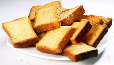 Crispy rusk toast, for Eating Purpose, Taste : Sweet, Tasty