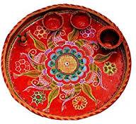 Non Polished Aluminum Handicraft Pooja Thali, Feature : Attractive Pattern, Durable, Fine Finished