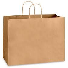 Plain Paper Shopping Bags, Style : Handled