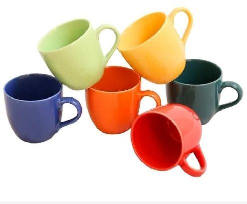 Polished Ceramic Tea Mug, for Drinkware, Pattern : Plain, Printed