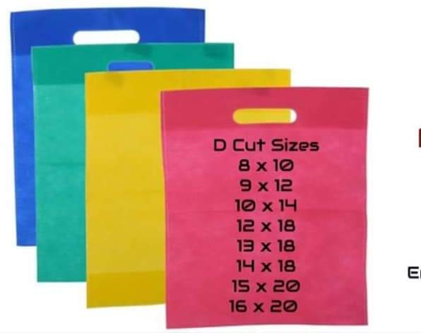 Non Woven D Cut Bag