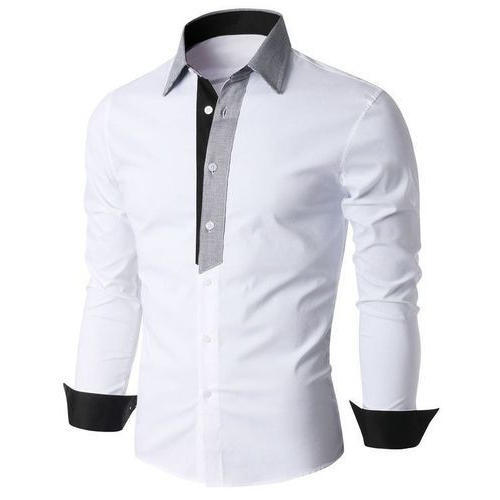 Plain Cotton mens shirt, Size : All Sizes