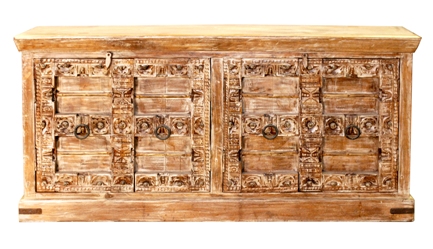 Polished Wooden Antique Cabinet, Door Type : Single Door