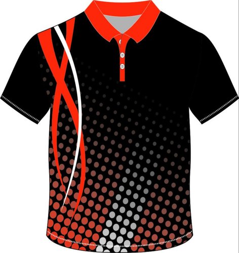 Sublimation Collar T-shirt, Pattern : Printed, Size : XL at Rs 280 ...