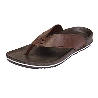 Plain Leather Mens Casual Slippers, Size : 6, 8, 10, 11