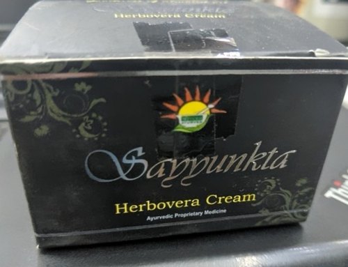 Sayyukta Herbovera Fairness Cream, for Skin Care, Form : Gel