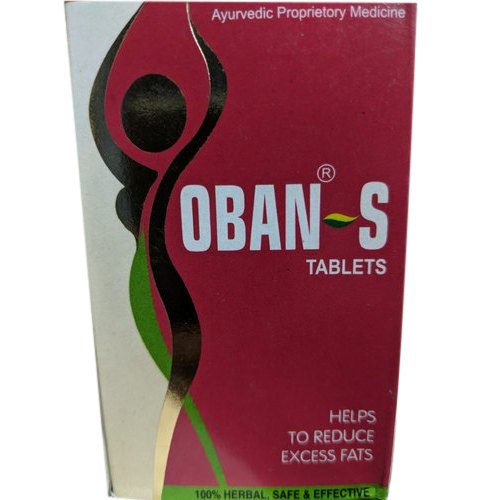 Oban-S Tablets, for Weight Loss, Packaging Size : 100 Tablets/Box