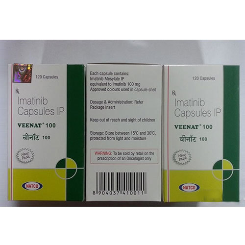 Veenat 100mg Tablet, for Hospital, Packaging Size : 120 Capsules