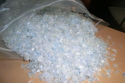 Clear PET Bottle Flakes, for Plastic Recycle, Density : 0-150