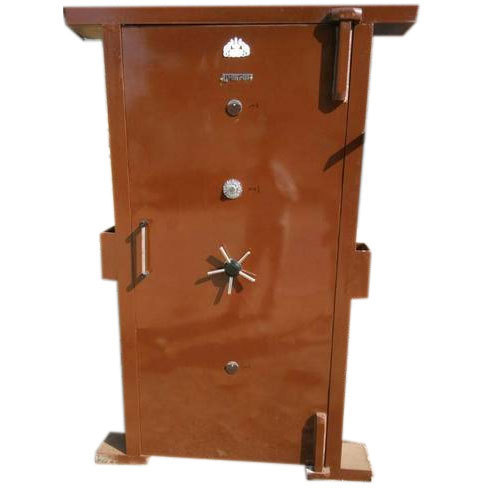 New Bharat Polished Iron Single Door Office Locker, for Safety Use, Size : 72x36x27cm, 78x36x19cm