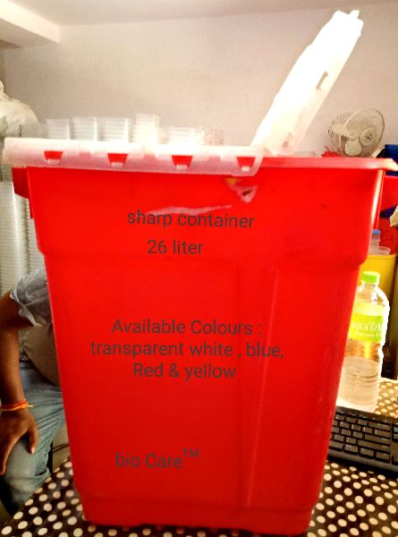 Plain Pp Sharp Container, for Disposing Medical Waste