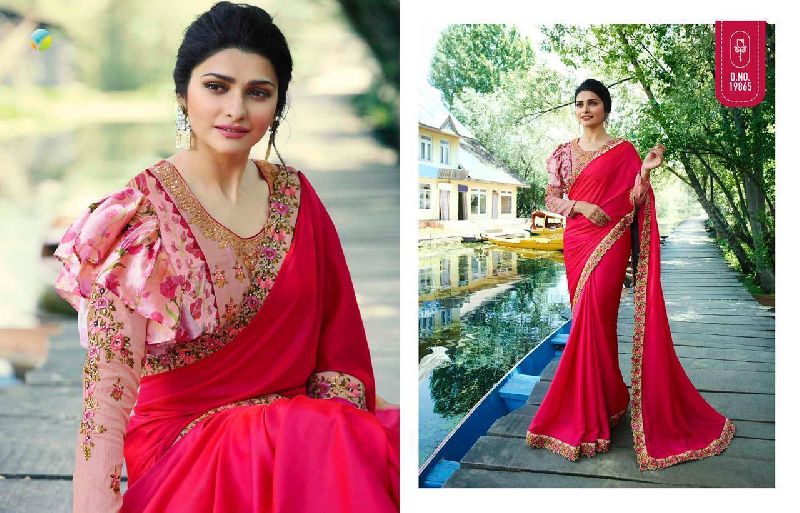 Embroidery Border Saree