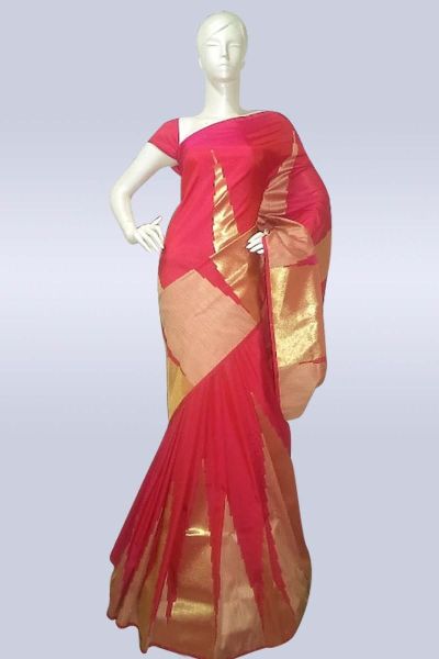 Printed Art Silk Saree, Feature : Dry Cleaning