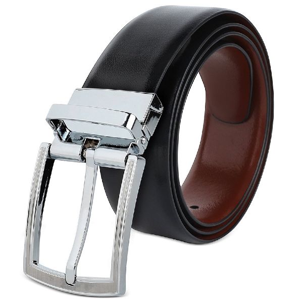 Plain Black Leather Belts, Technics : Machine Made