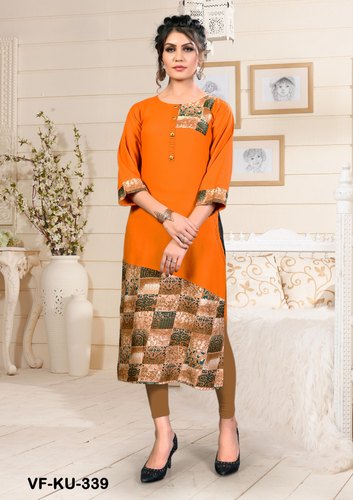 Regular Wear Rayon Kurti