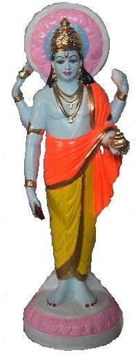 Non Printed Dhanwantari Clay Statue, for Home, Hotel, House, Shop