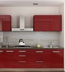 Particleboard Polished Plywood modular kitchen, for Home, Hotel, Motel, Restaurent, Feature : Accurate Dimension