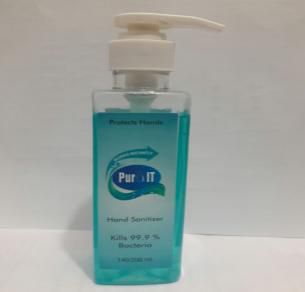 200ml Pure It Hand Sanitizer Gel, Feature : Dust Removing, Enhance Skin, Hygienically Processed