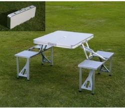 Non Polished Aluminum Portable Picnic Table, Feature : Eco-Friendly, Rust Resistance, Stylish Look