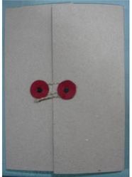 Kraft Paper Handmade Files, For Keeping Documents, Pattern : Plain, Printed