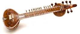 Non Polished Teak Wood Sitar, for Musical Use, Pattern : Plain, Printed