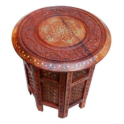 Polished Wooden Round Table, for Home, Hotel, Restaurant, Feature : Fine Finishing, Perfect Shape
