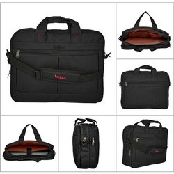 HP Leather Waterproof Laptop Bag, for College, Office, School, Pattern : Plain, Printed