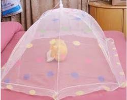 Cotton Dotted Baby Mosquito Umbrella, Style : Fold-able, Non Fold-able