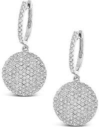 Pave Diamond Earring