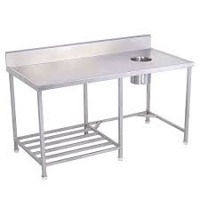 Polished Metal Dish Landing Table, for Caterers, Food Cafes, Hotels, Parties, Feature : Durable, Fine Finished