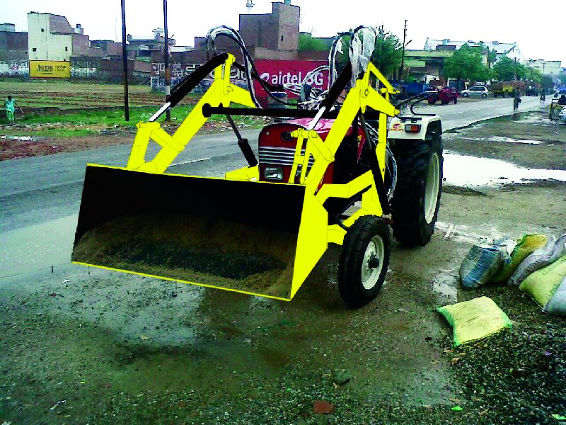 Cast Iron Tractor Loader, for Construction, Color : Black, Blue, Green, Orange, White, Yellow