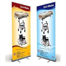 HDPE Roll Up Standee, for Promotional Use, Feature : Easy To Carry, Easy To Fold, Good Quality
