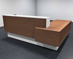 Non Polished Aluminium reception counter, for Hospital, Hotel, Office, Feature : Attractive Designs