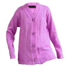 Checked Wool ladies sweater, Size : M, XL, XXL