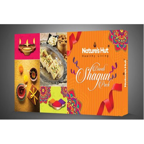 Nature  Non Polished  Diwali Shagun Gift Pack, Color :  Brown , Brown-golden,  Dusty Golden,  Green
