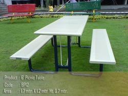 Non Polished Aluminum Portable Picnic Table, Feature : Eco-Friendly, Rust Resistance, Stylish Look