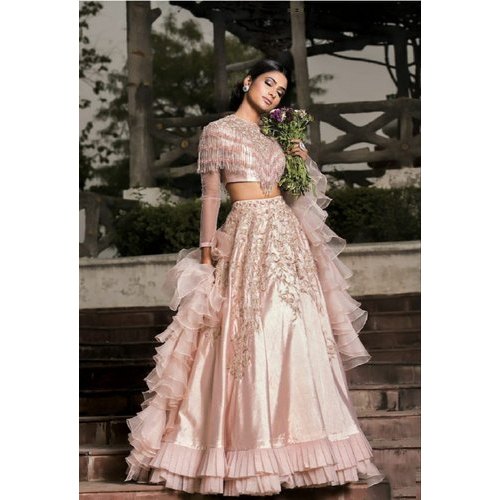 Full Handwork Ruffle Lehenga Choli