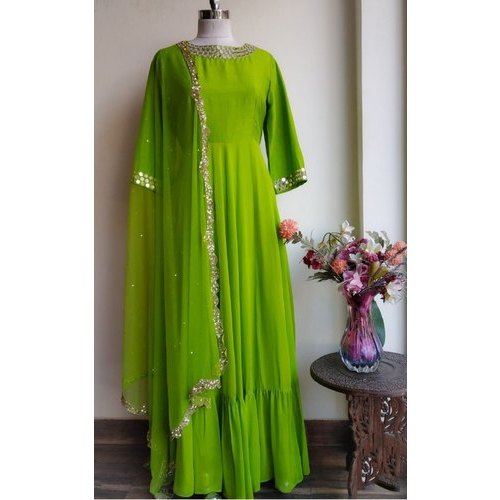 Ladies Green Anarkali Suit