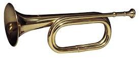 Non Polished Brass Musical Bugle, Size : 500-750 Gm