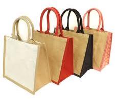 Jute Hand Bags, for Packing, Shopping, Style : Folding, Handled, Punch, Rope Handle