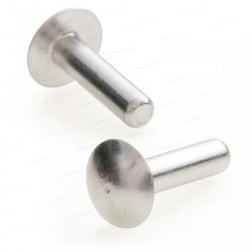 Aluminum Rivet Button, Color : Grey, Silver