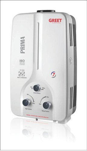 PRIMA Gas Geyser, for Water Heating,  Oil Heating, Capacity : 5ltr, 10ltr, 15ltr, 20ltr