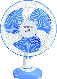 Bajaj table fan, for Air Cooling, Power : 100w, 60w, 80w