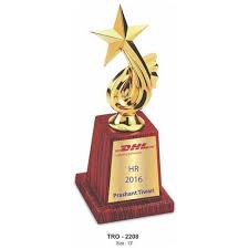 Non Polished Metal Corporate Trophy, Length : 10inch, 12inch, 14inch, 8inch
